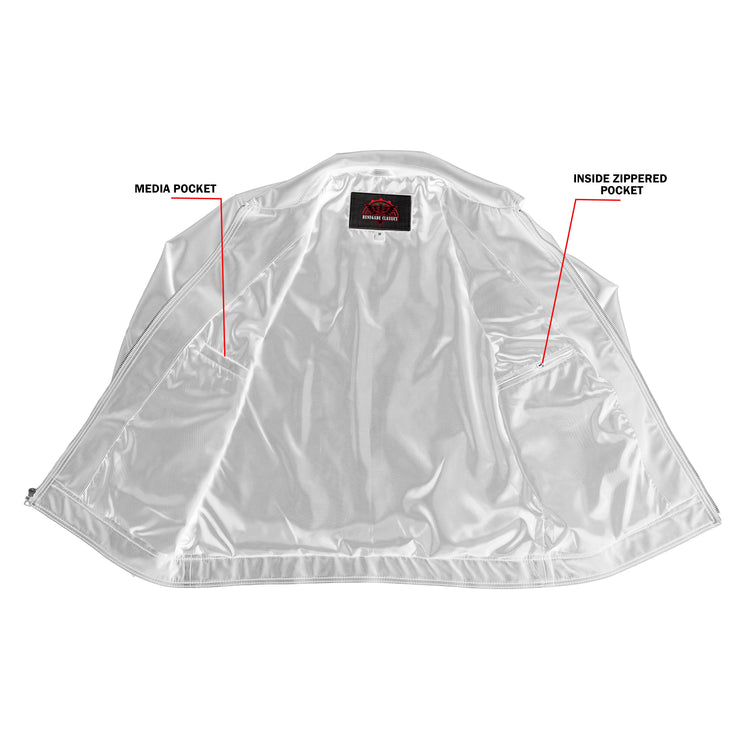 Jet Pace Men’s Faux Leather Motorcycle Jacket