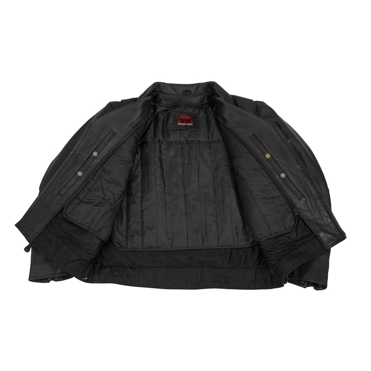 ShadowRider - Men's Leather Motorcycle Jacket