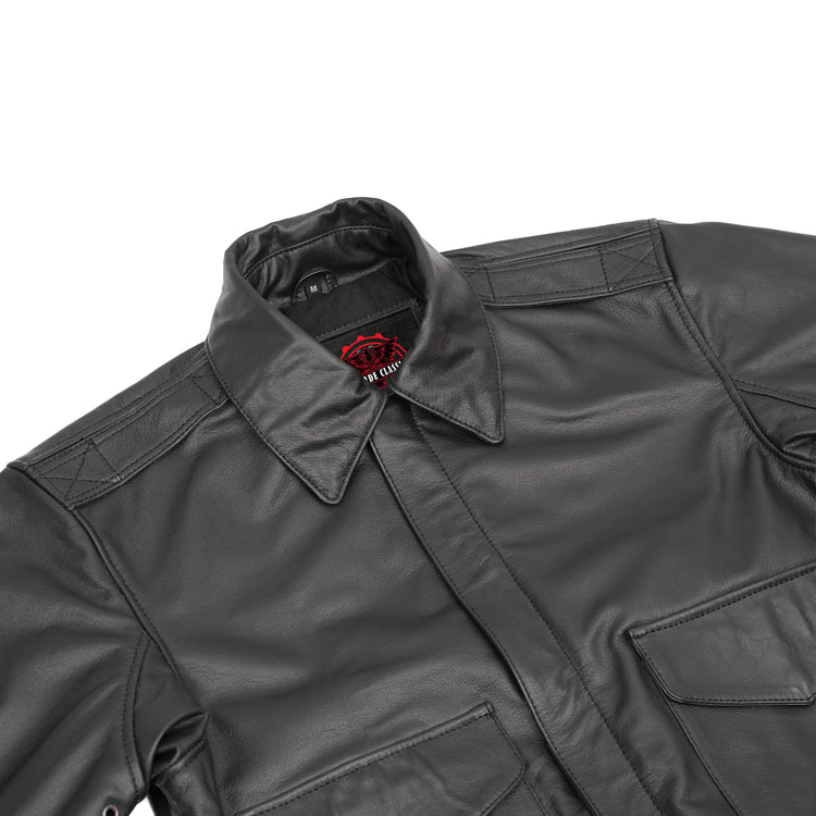 Astor Men’s Leather Motorcycle Jacket