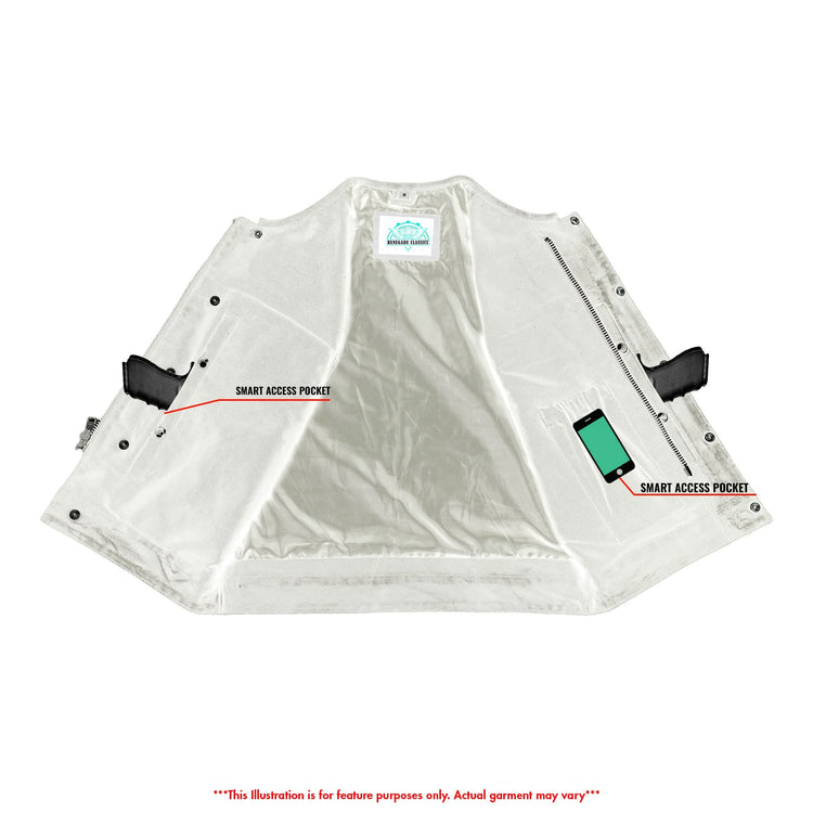 Dune Rider - Lowcut Blaze Men's Canvas Vest