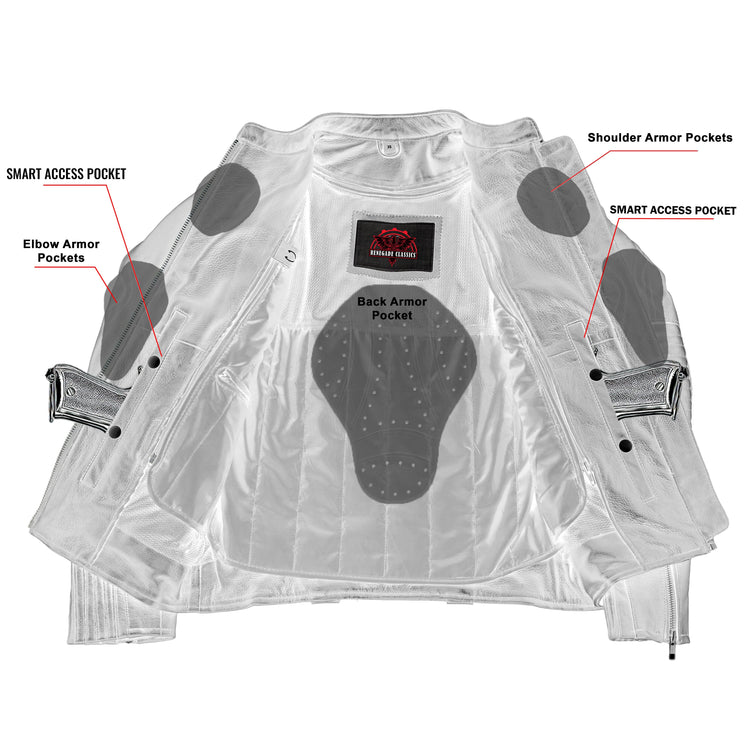Furyforge Pro - Women’s Motorcycle Leather Jacket