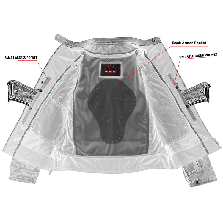 ASHBORNE - Women’s Leather Motorcycle Jacket