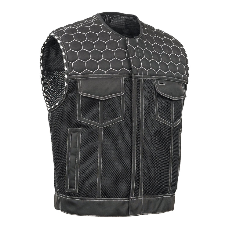 Zenthor Mens Mesh Motorcycle Vest