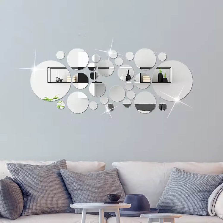 Acrylic Mirror Wall Stickers