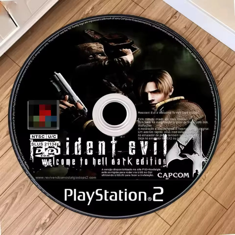 Video Game Design Circle Rug