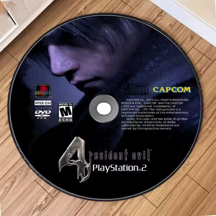 Video Game Design Circle Rug