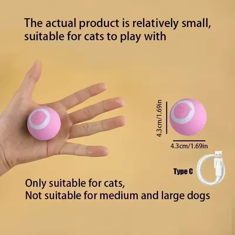 Self-Rolling Smart Cat Toy
