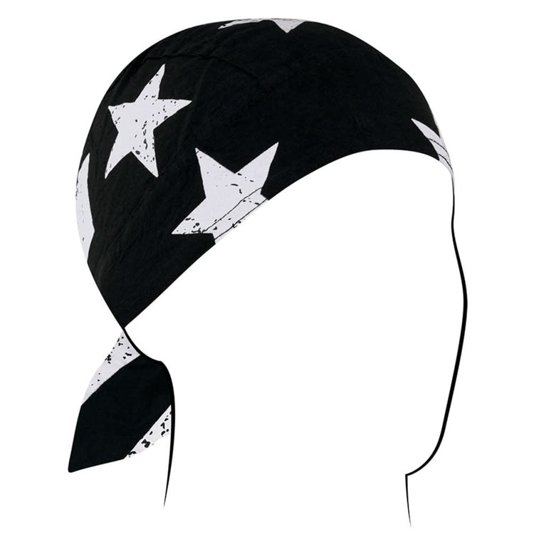 Z93 Flydanna®, Cotton, Black & White Vintage American Flag