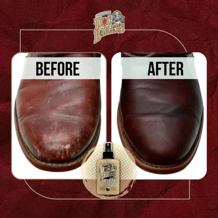 DOC BAILEY'S LEATHER CLEAR, CLEAN, CONDITION & WATERPROOF ALL LEATHER COLORS