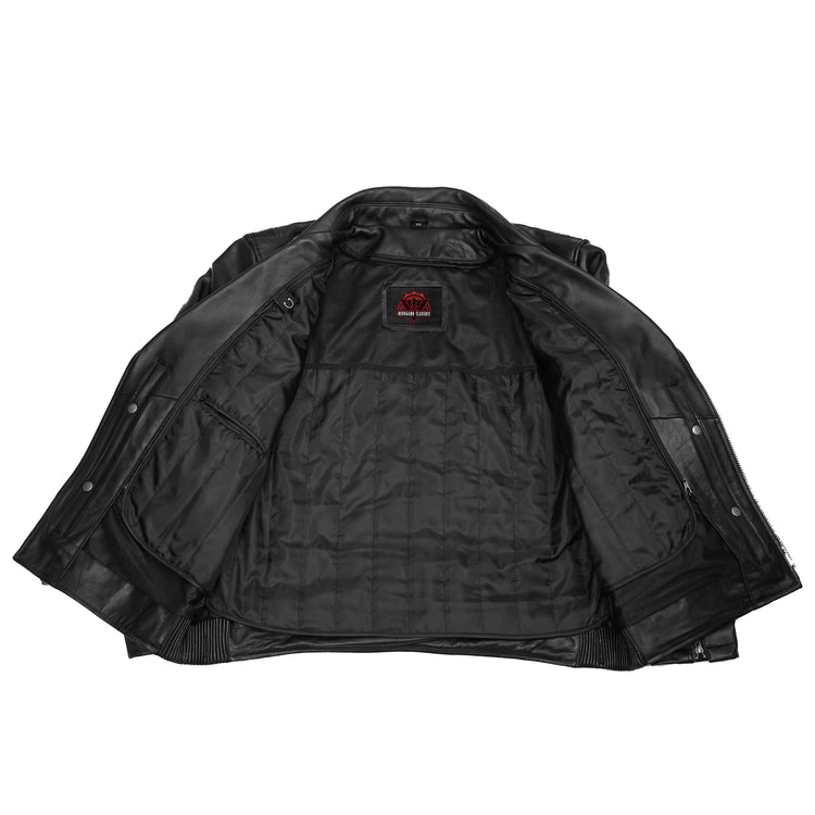 Black Cavalry - Men’s Motorcycle Leather Jacket