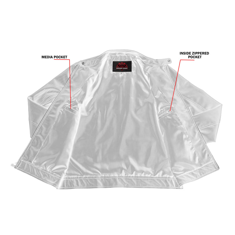 Night Bolt Men’s Faux Leather Motorcycle Jacket