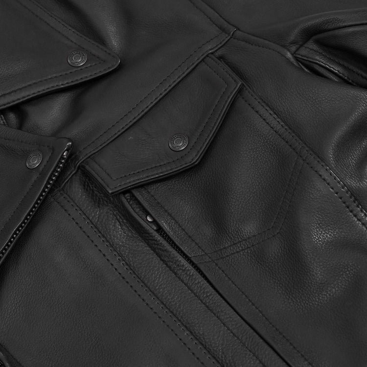 ShadowRider - Men's Leather Motorcycle Jacket