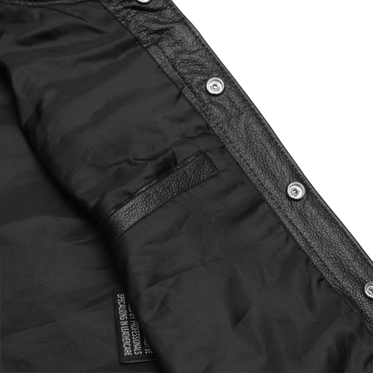 Street King Kids Motorcycle Leather Vest