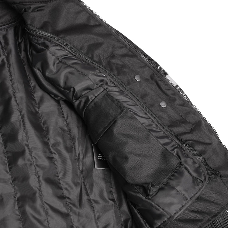 Mens Performance Mesh Motorcycle Jacket – Black
