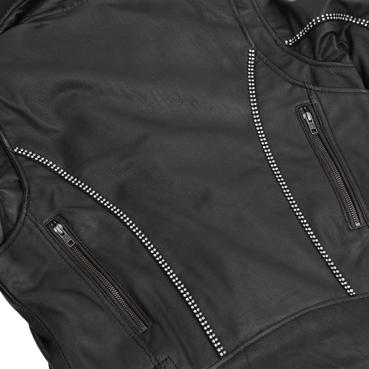 Celeste Women’s Motorcycle Leather Jacket