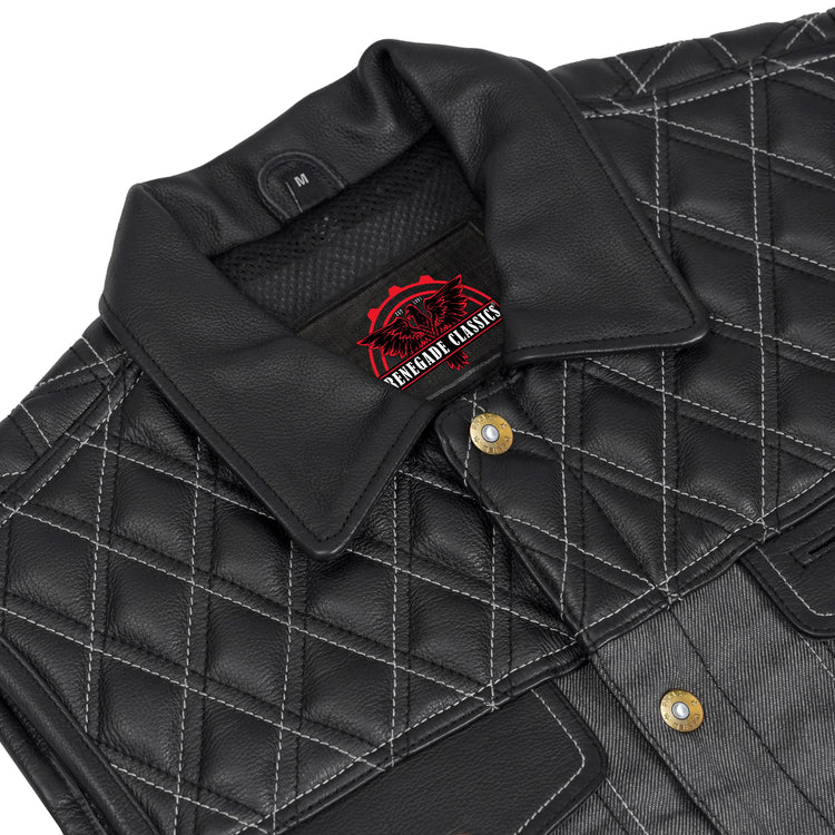 Dark Venture Men’s Leather Vest