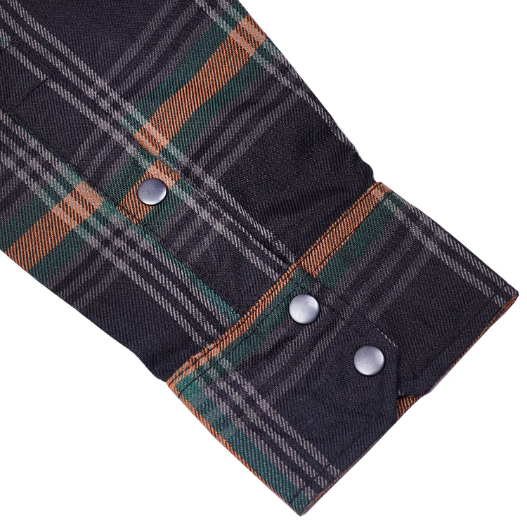 Sprucer Men’s Blue and Green Flannel Shirt