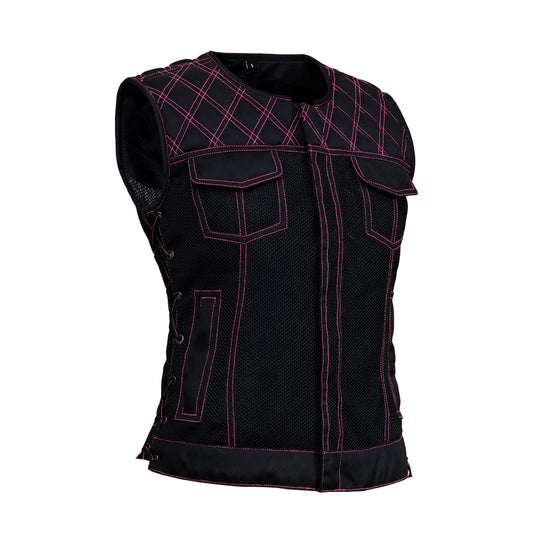 Rose Phantom™ Womens Mesh Motorcycle Vest