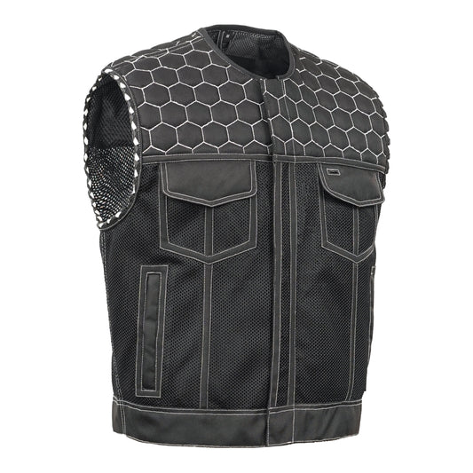 Zenthor Mens Mesh Motorcycle Vest