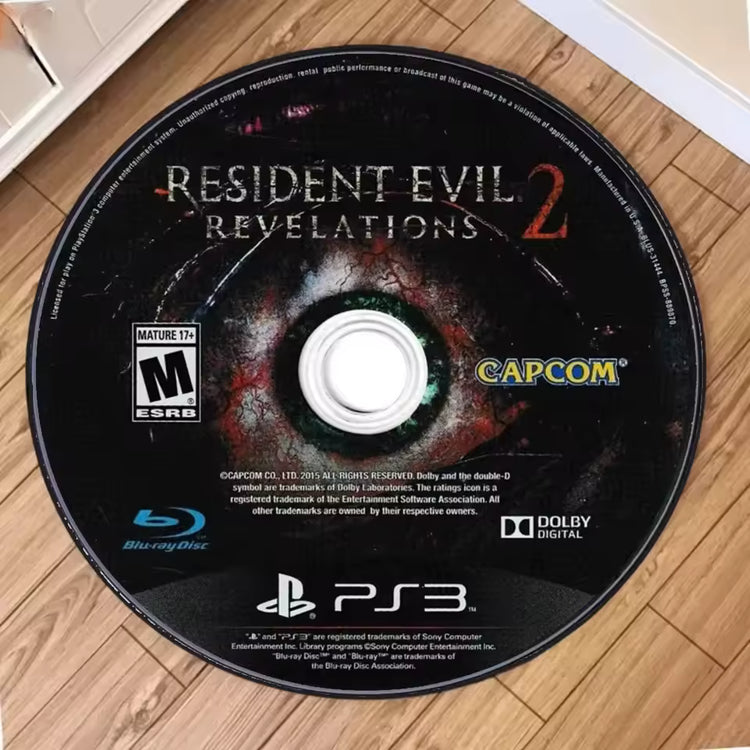 Video Game Design Circle Rug