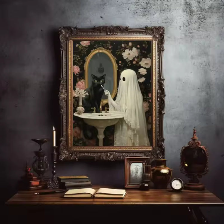 Bathroom Spooky Bubblebath Poster