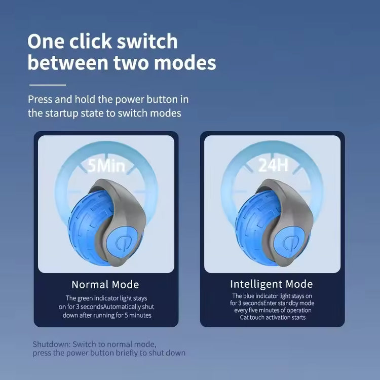 Self-Rolling Smart Cat Toy