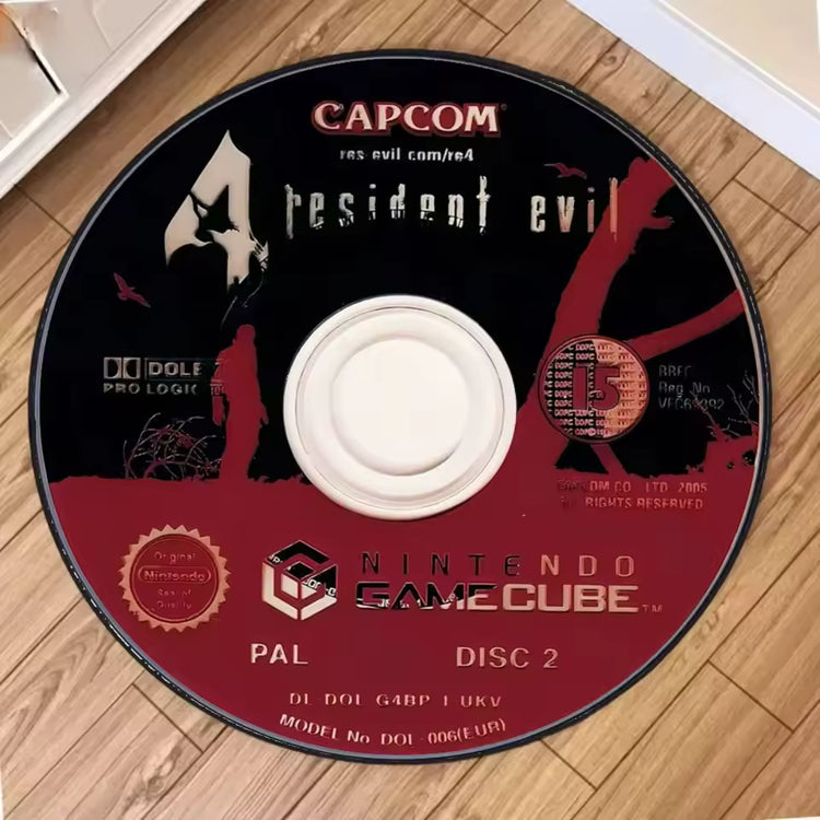 Video Game Design Circle Rug