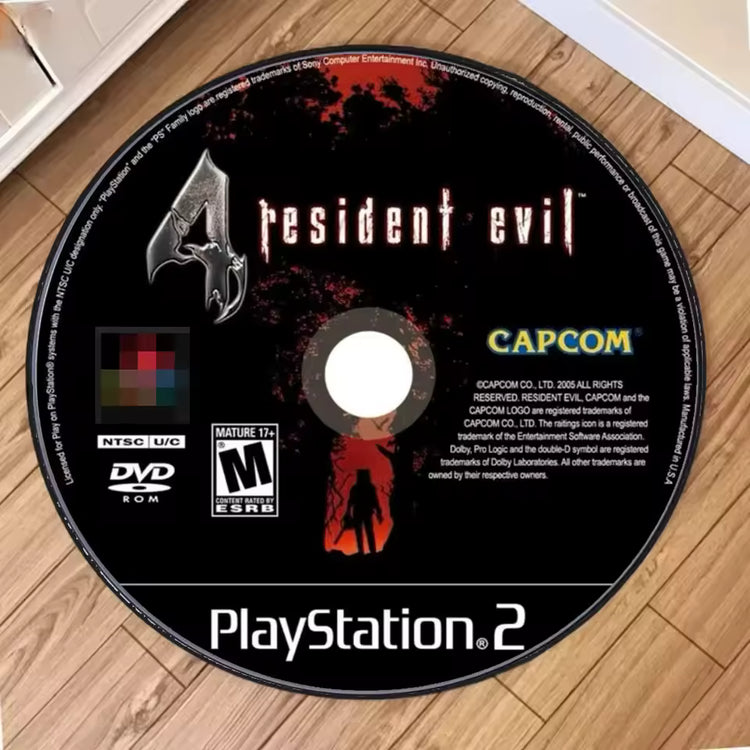 Video Game Design Circle Rug