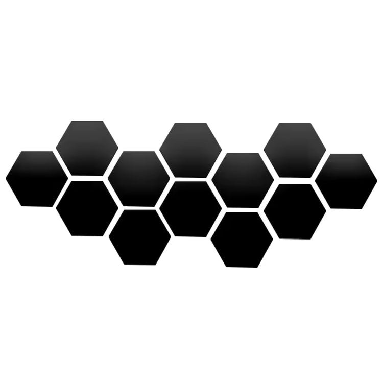 Hexagon Mirror Wall Sticker