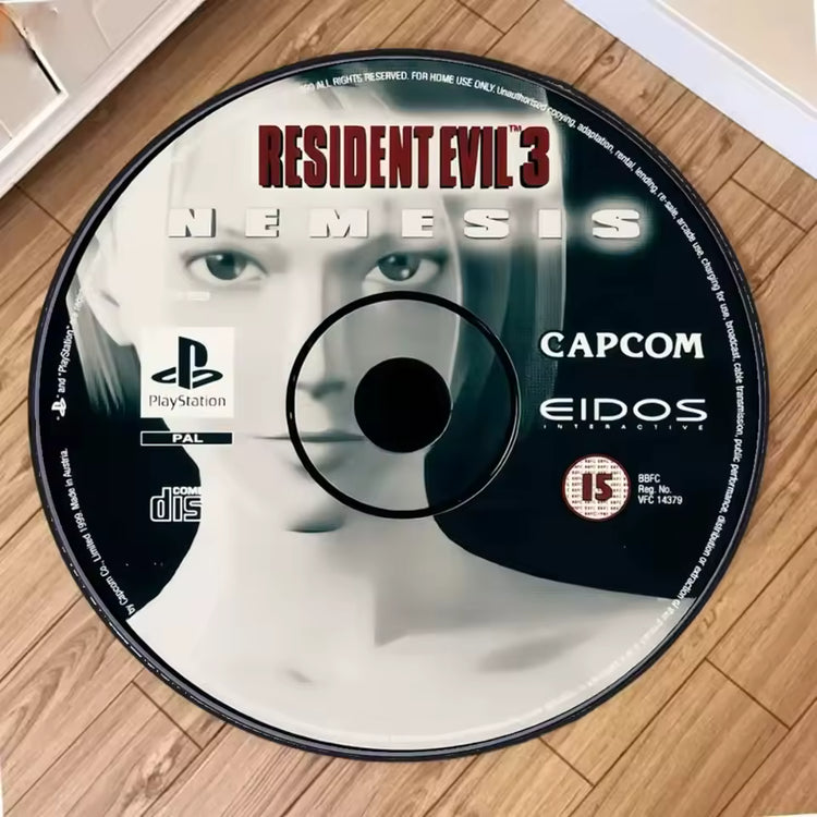 Video Game Design Circle Rug