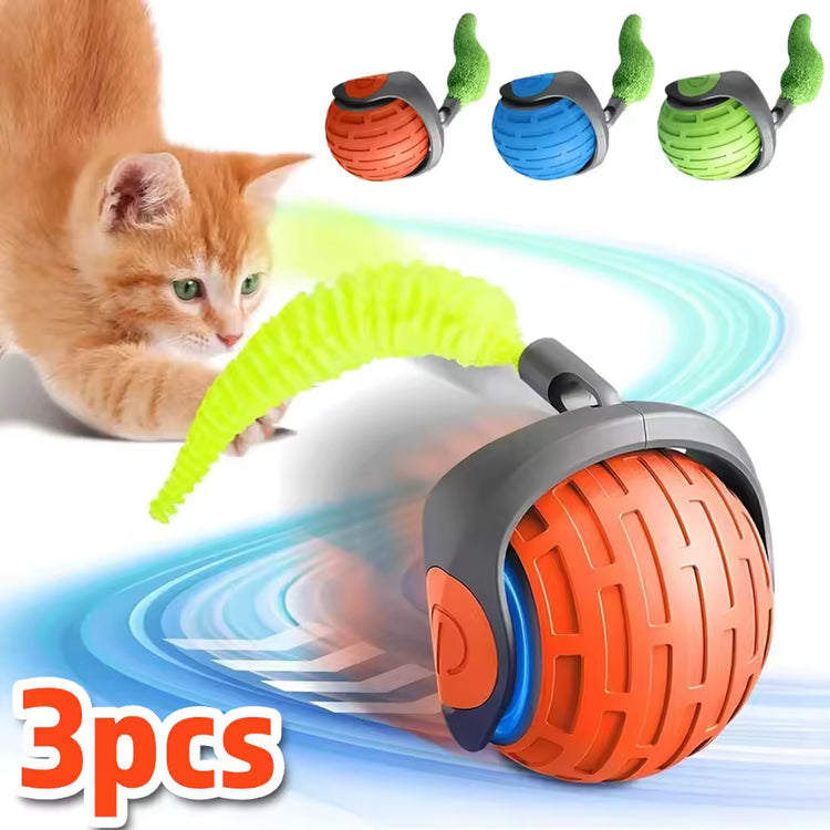 Self-Rolling Smart Cat Toy