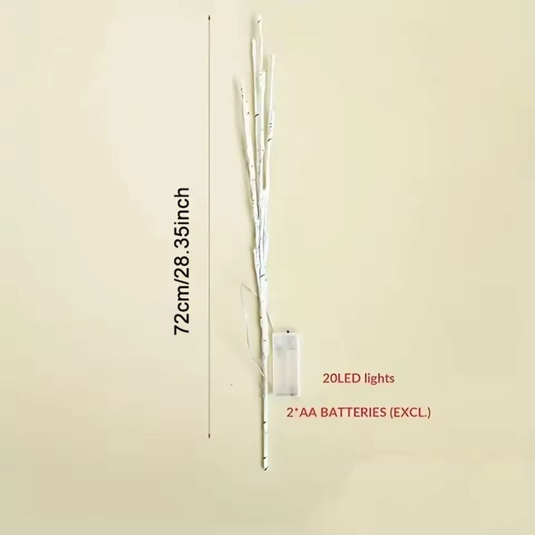 White Birch Branch Light