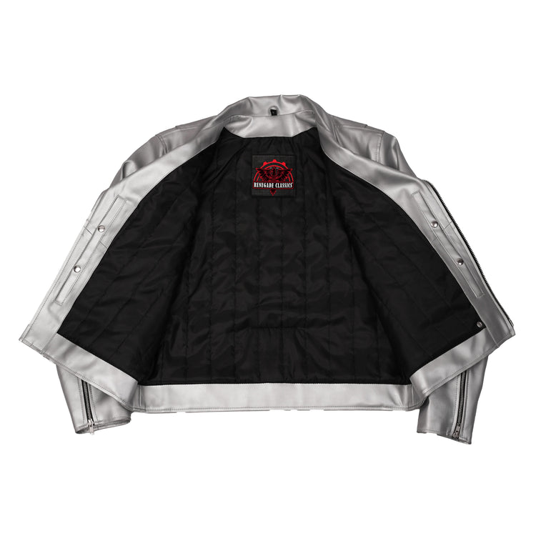 Iron Phantom Men’s Faux Leather Motorcycle Jacket