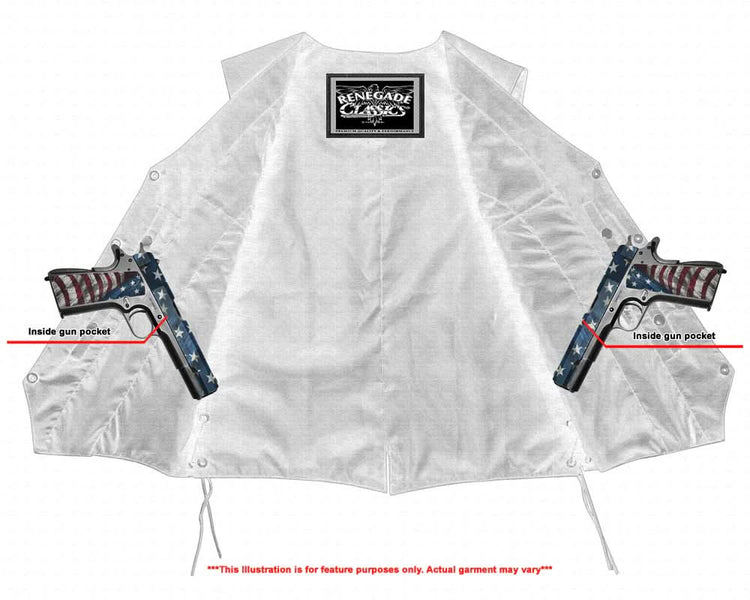 Enchantia Women's leather motorcycle vest