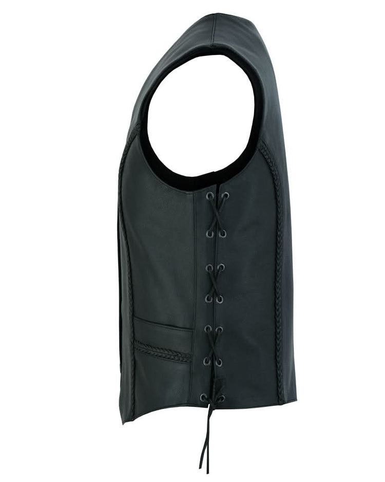 Enchantia Women's leather motorcycle vest