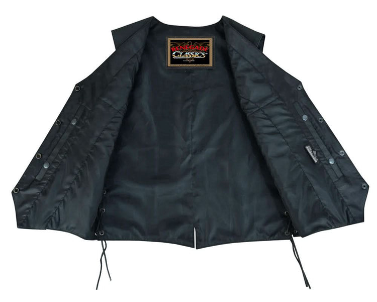 Enchantia Women's leather motorcycle vest